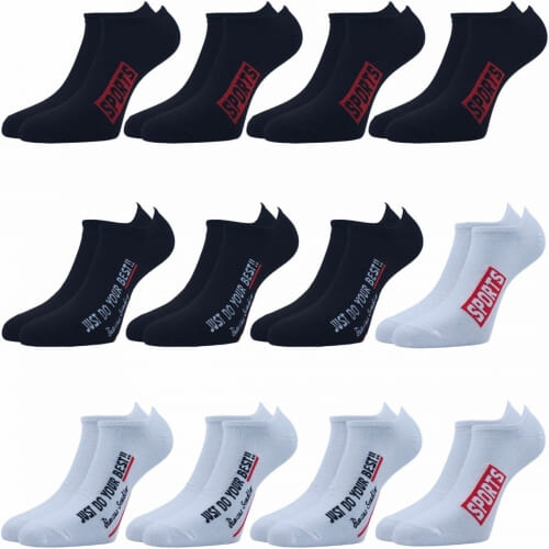 12 PACK Ανδρική Κάλτσα βαμβακερή κοφτή 2522