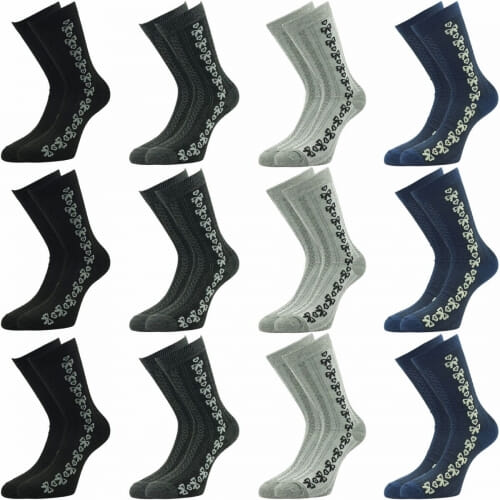 12 PACK Κάλτσα γυναικεία μέχρι τη μέση της γάμπας 1092