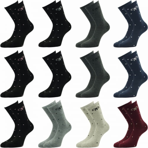 12 PACK Κάλτσα γυναικεία μέχρι την μέση της γάμπας TL-6911