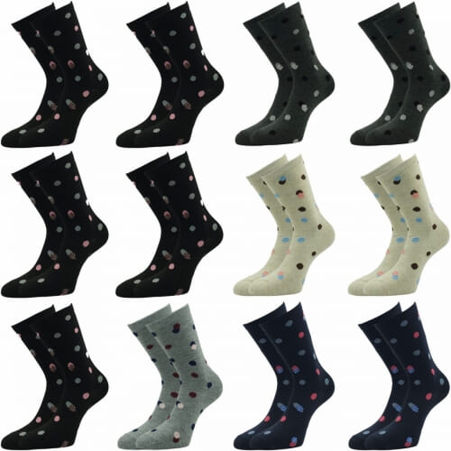 12 PACK Κάλτσα γυναικεία μέχρι την μέση της γάμπας TL-6916