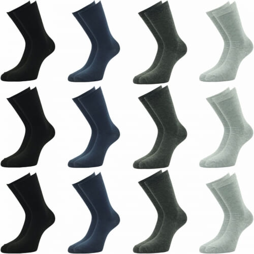 12 PACK Κάλτσα γυναικεία βαμβακερή μέχρι την μέση της γάμπας 1003