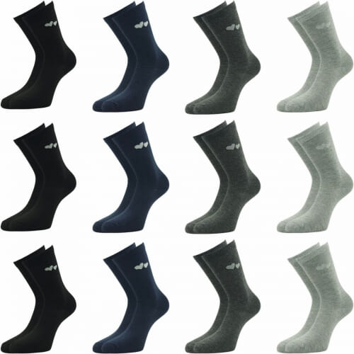 12 PACK Κάλτσα γυναικεία βαμβακερή μέχρι την μέση της γάμπας 1122