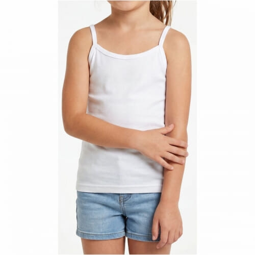 3 PACK ΠΑΙΔΙΚΕΣ Βαμβακερές φανέλες  λεπτή τιράντα για κορίτσι 251-3