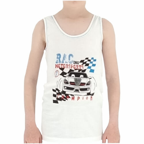 3 PACK ΠΑΙΔΙΚΕΣ Βαμβακερές φανέλες τιράντα για αγόρι 147-3