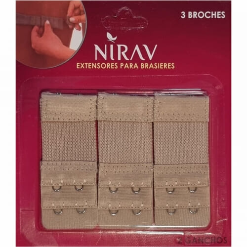 3PACK Προέκταση Σουτιέν με 2 κόπιτσες και 2 θέσεις 15231