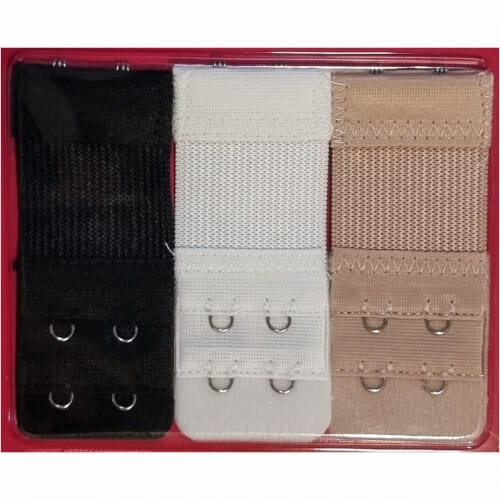 3PACK Προέκταση Σουτιέν με 2 κόπιτσες και 2 θέσεις 15231