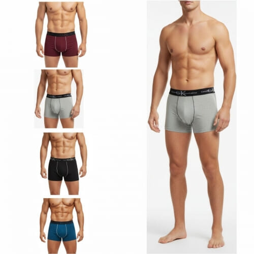 4 PACK BOXER UOMO 8529-9