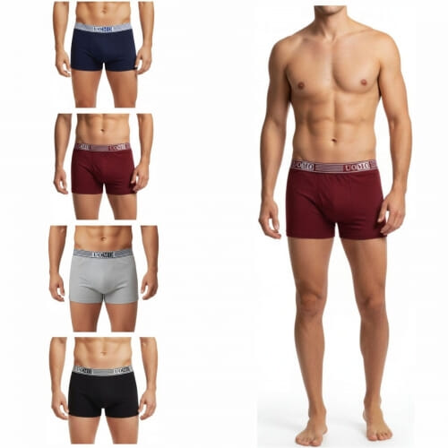 4 PACK BOXER UOMO FG5047