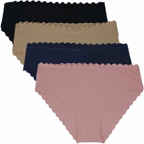 4PACK Κιλότα βαμβακερή 3/4 6055