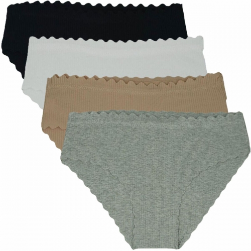 4PACK Κιλότα βαμβακερή 3/4 6055