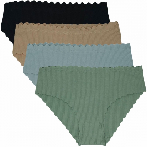 4PACK Κιλότα βαμβακερή 3/4 6055
