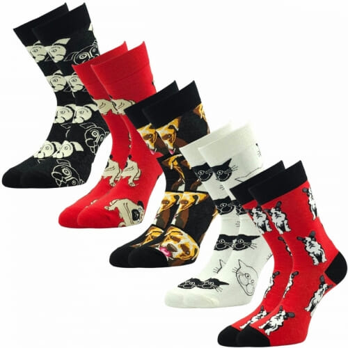 5 PACK Κάλτσα unisex βαμβακερή μέχρι την μέση της γάμπας  WHA HA-10