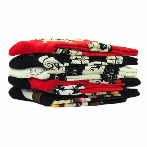 5 PACK Κάλτσα unisex βαμβακερή μέχρι την μέση της γάμπας  WHA HA-10