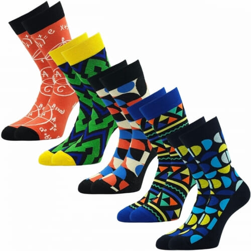 5 PACK Κάλτσα unisex βαμβακερή μέχρι την μέση της γάμπας  WHA HA-11