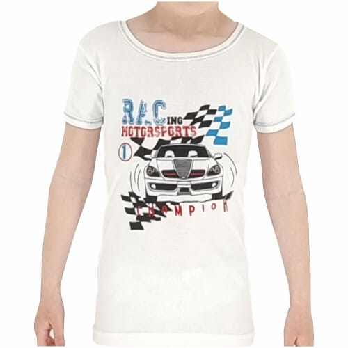 6 PACK ΠΑΙΔΙΚΕΣ Βαμβακερές φανέλες κοντό μανίκι για αγόρι 148