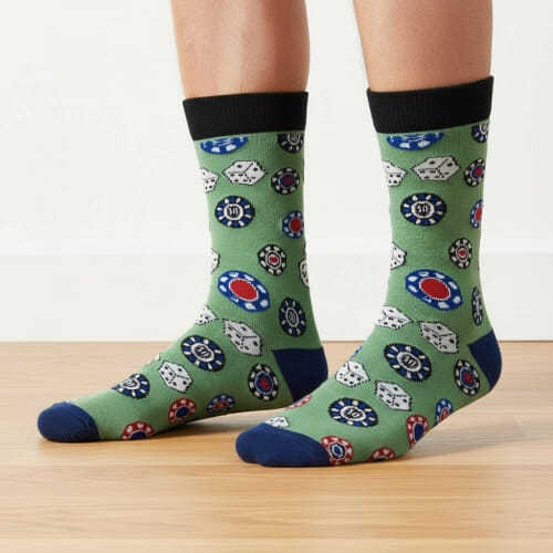 Ανδρικές κάλτσες μέχρι τη μέση της γάμπας craps