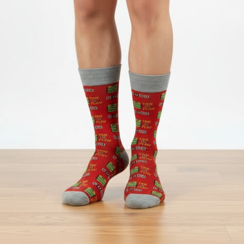 Ανδρικές κάλτσες μέχρι τη μέση της γάμπας poker