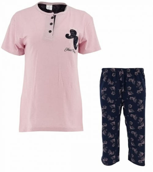 Καλοκαιρινή γυναικεία πυτζάμα Κάπρι  9418