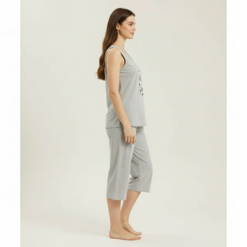 Καλοκαιρινή Βαμβακερή Γυναικεία Πυτζάμα 3707