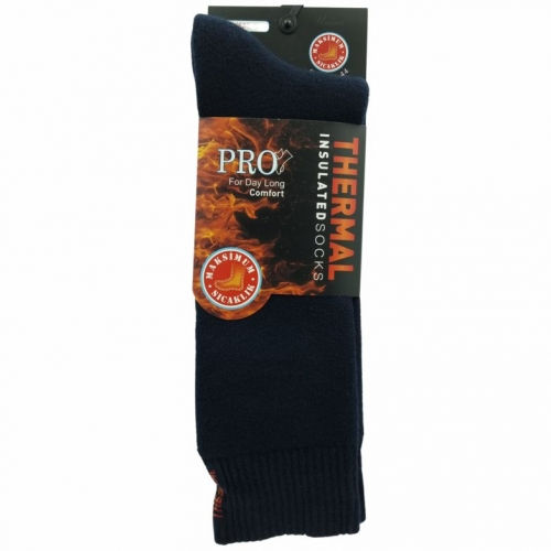 Kάλτσες ανδρικές THERMAL μέχρι τη μέση της γάμπας πετσετέ 19601