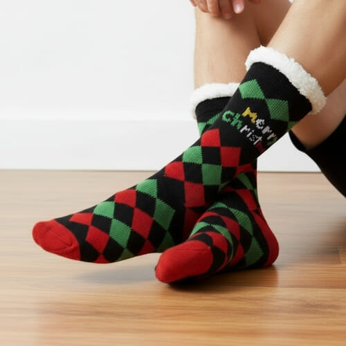 Καλτσοπαντόφλες Ανδρικές Christmas23 2169