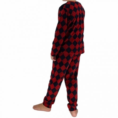 ΠΑΙΔΙΚΗ ΠΥΤΖΑΜΑ BOY καρό FLEECE 7457