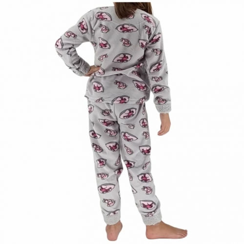 ΠΑΙΔΙΚΗ ΠΥΤΖΑΜΑ GIRL ''DOG'' FLEECE 6060