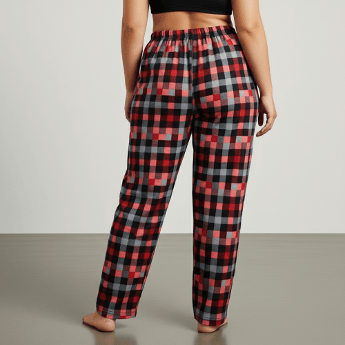 PLUS SIZE Fleece γυναικείο παντελόνι FLC25