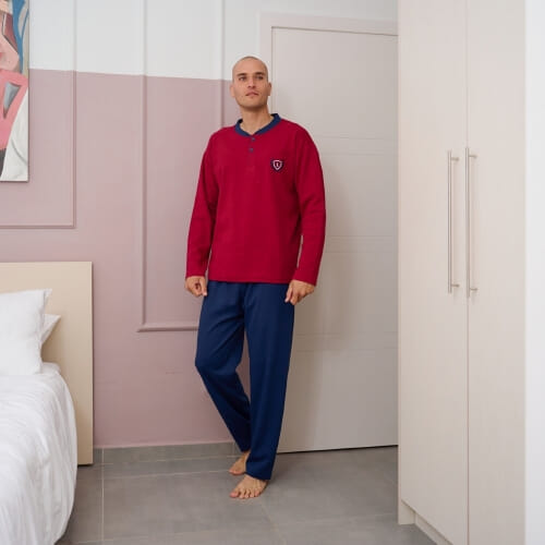 ΒΑΜΒΑΚΕΡΗ Ανδρική πυτζάμα  1065