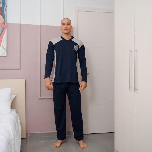 ΒΑΜΒΑΚΕΡΗ Ανδρική πυτζάμα 1075