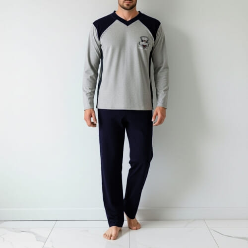 ΒΑΜΒΑΚΕΡΗ Ανδρική πυτζάμα 1075