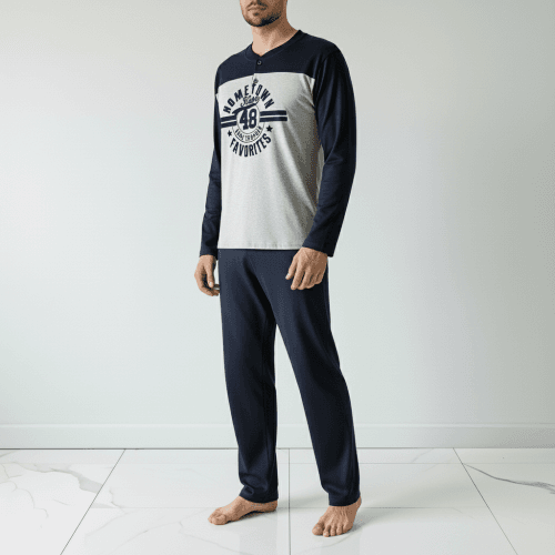 ΒΑΜΒΑΚΕΡΗ Ανδρική πυτζάμα  2060