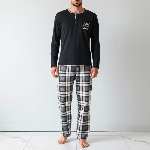 ΒΑΜΒΑΚΕΡΗ Ανδρική πυτζάμα 2105