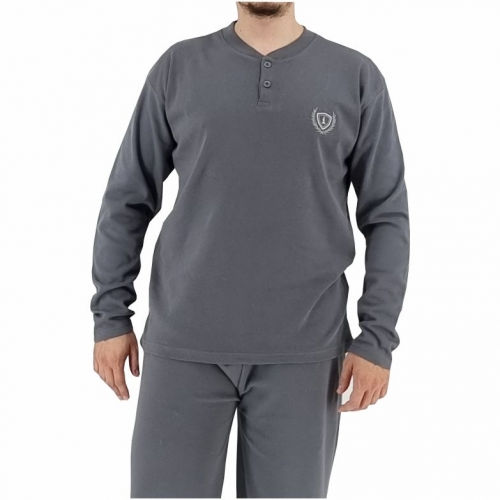 PLUS SIZE ανδρική πυτζάμα βαμβακερή 1065