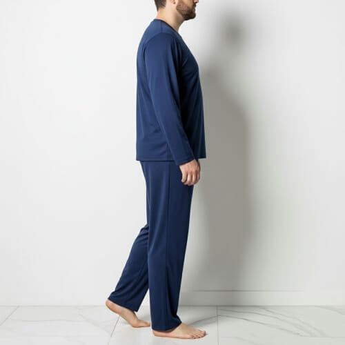 PLUS SIZE ανδρική πυτζάμα βαμβακερή 2065