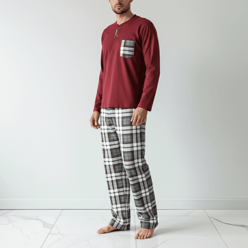 ΒΑΜΒΑΚΕΡΗ Ανδρική πυτζάμα 4010