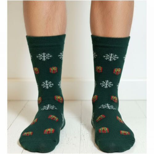 Χριστουγεννιάτικες ανδρικές κάλτσες μέχρι τη μέση της γάμπας  2885-3