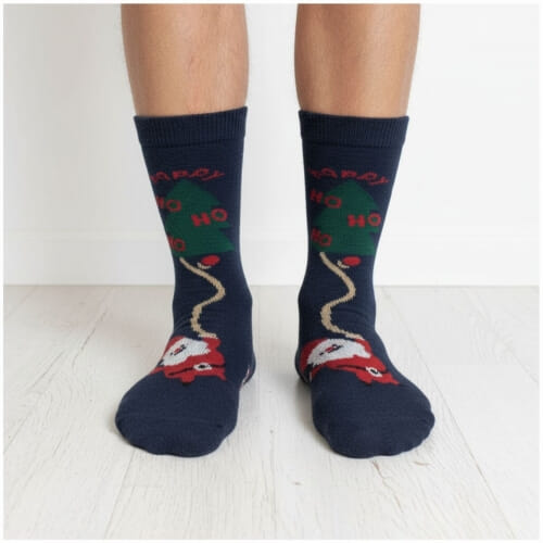 Χριστουγεννιάτικες ανδρικές κάλτσες μέχρι τη μέση της γάμπας  2885-4