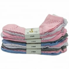 12 PACK Γυναικεία Κάλτσα βαμβακερή κοφτή 6231