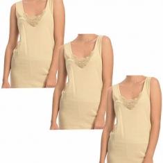 3 Pack ΜΠΛΟΥΖΑ ΓΥΝΑΙΚΕΙΑ ΦΑΡΔΙΑ ΤΙΡΑΝΤΑ με δαντέλα 211