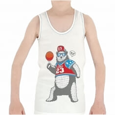 3 PACK ΠΑΙΔΙΚΕΣ Βαμβακερές φανέλες τιράντα για αγόρι 147-3