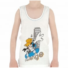 3 PACK ΠΑΙΔΙΚΕΣ Βαμβακερές φανέλες τιράντα για αγόρι 147-3