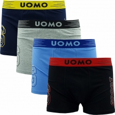 4 PACK BOXER UOMO ''S'' FG5165