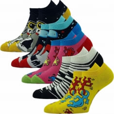 5 PACK Κάλτσα unisex βαμβακερή κοφτή HA HA-06