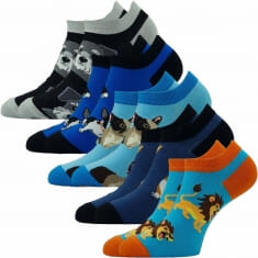 5 PACK Κάλτσα unisex βαμβακερή κοφτή HA HA-07