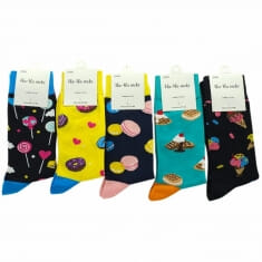 5 PACK Κάλτσα unisex βαμβακερή μέχρι την μέση της γάμπας WHA HA-08