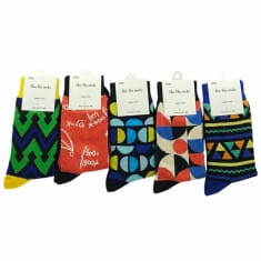 5 PACK Κάλτσα unisex βαμβακερή μέχρι την μέση της γάμπας  WHA HA-11