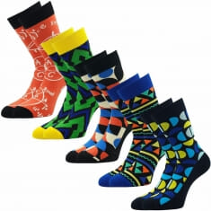 5 PACK Κάλτσα unisex βαμβακερή μέχρι την μέση της γάμπας  WHA HA-11