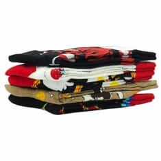 5 PACK Κάλτσα unisex βαμβακερή μέχρι την μέση της γάμπας WHA HA-12