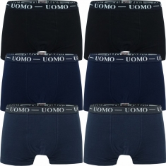 6 PACK BOXER UOMO 604-6